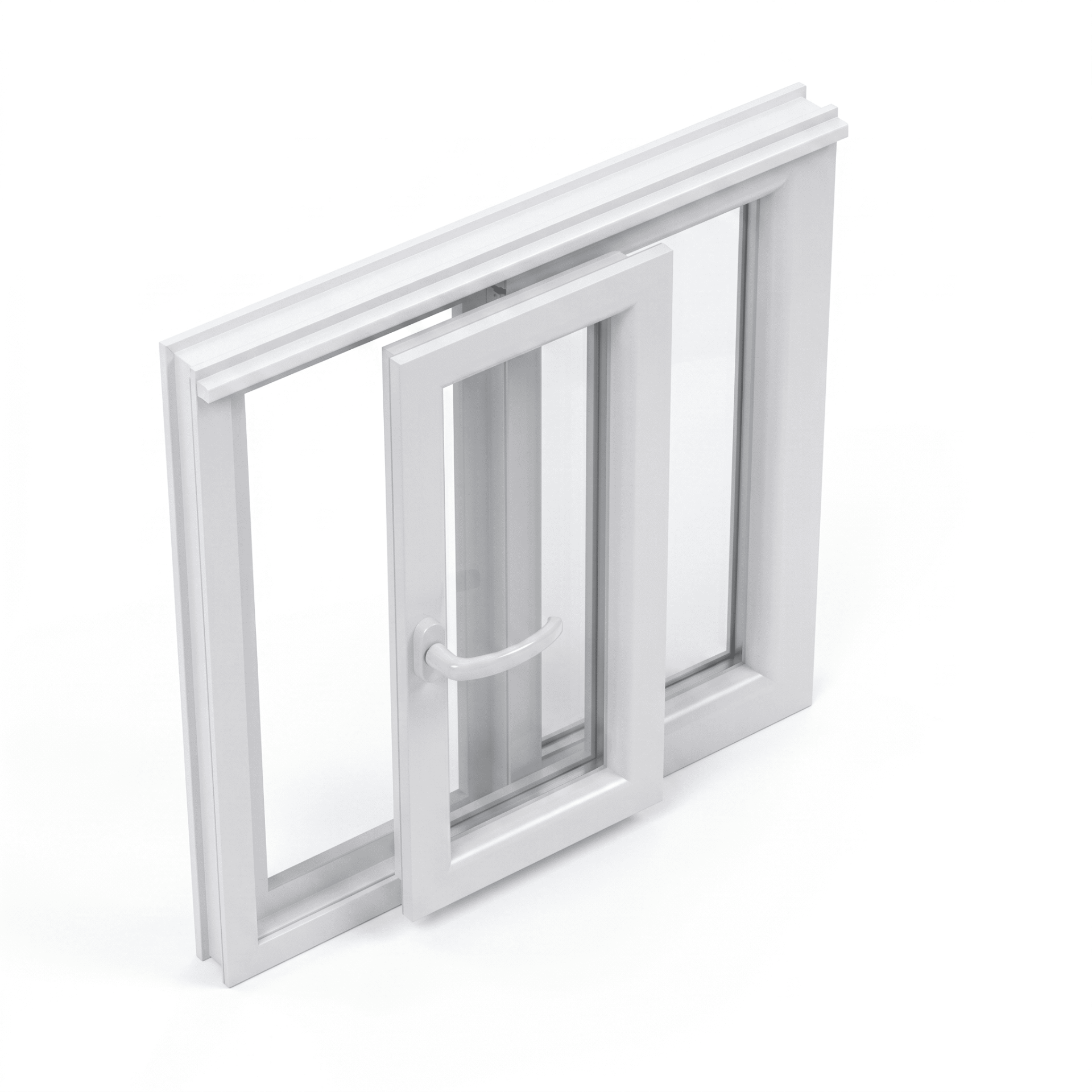 Apertura corredera paralela PVC