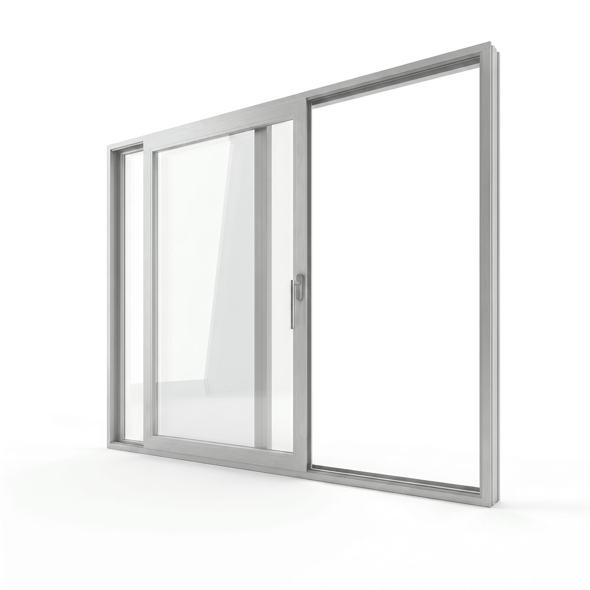 Apertura Smart Slide PVC acabado Silver · Aluminio